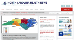 Desktop Screenshot of northcarolinahealthnews.org